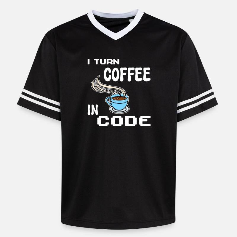 Développeur Computergeek Programmeur d’instructions - T-shirt de foot unisexe en mesh - noir/blanc