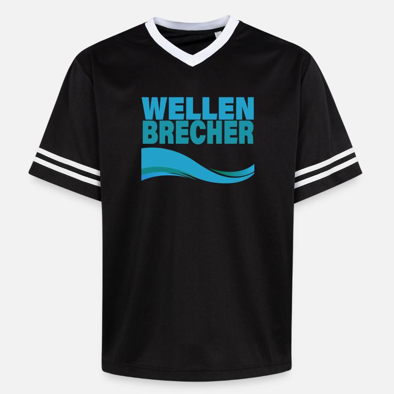 BRISE-LAMES - T-shirt de foot unisexe en mesh - noir/blanc