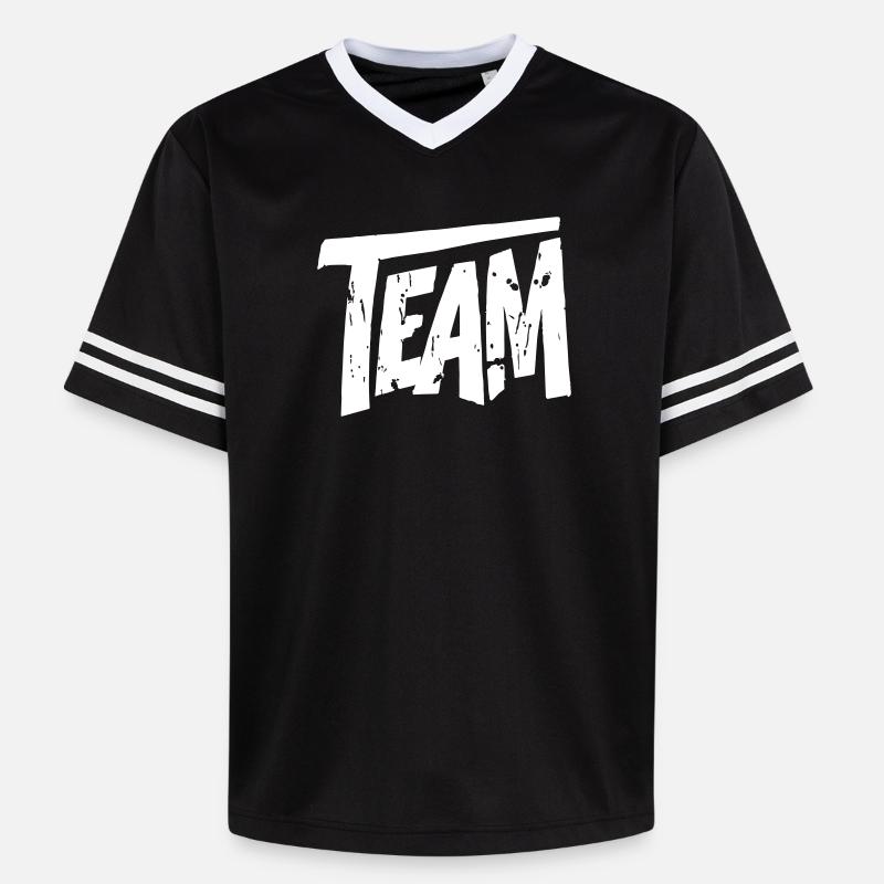 Équipe Graffiti - T-shirt de foot unisexe en mesh - noir/blanc