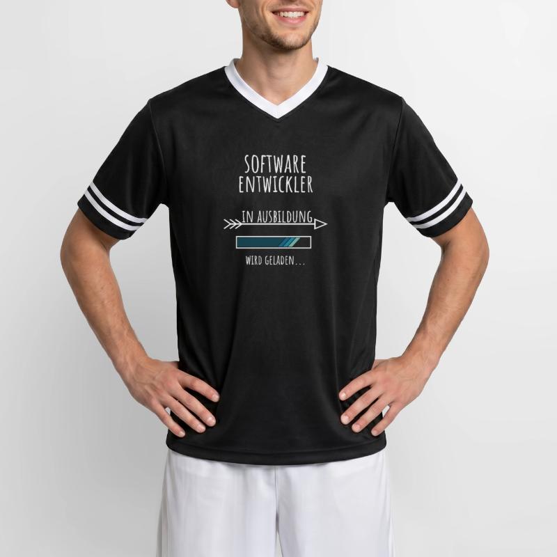 Computer Science Studies Profession Software Developer Unisex Football Style Mesh T-Shirt