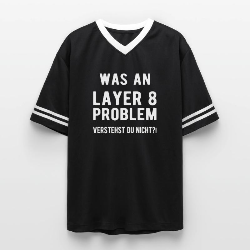 Computer Science Admin Developer Computer Scientist Coder Unisex Football Style Mesh T-Shirt