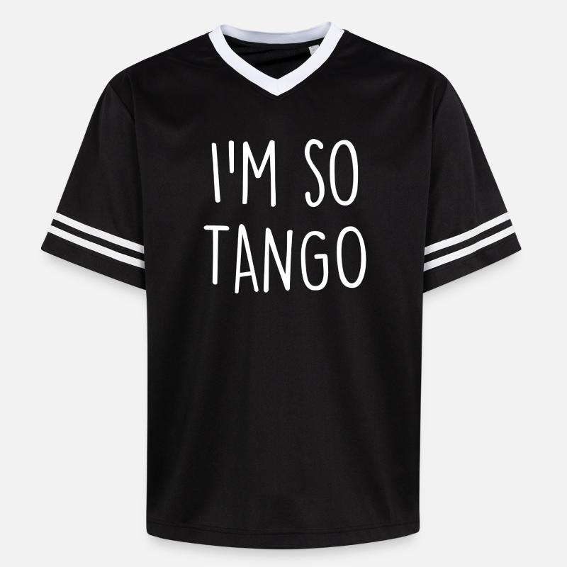 Danseur de tango - T-shirt de foot unisexe en mesh - noir/blanc