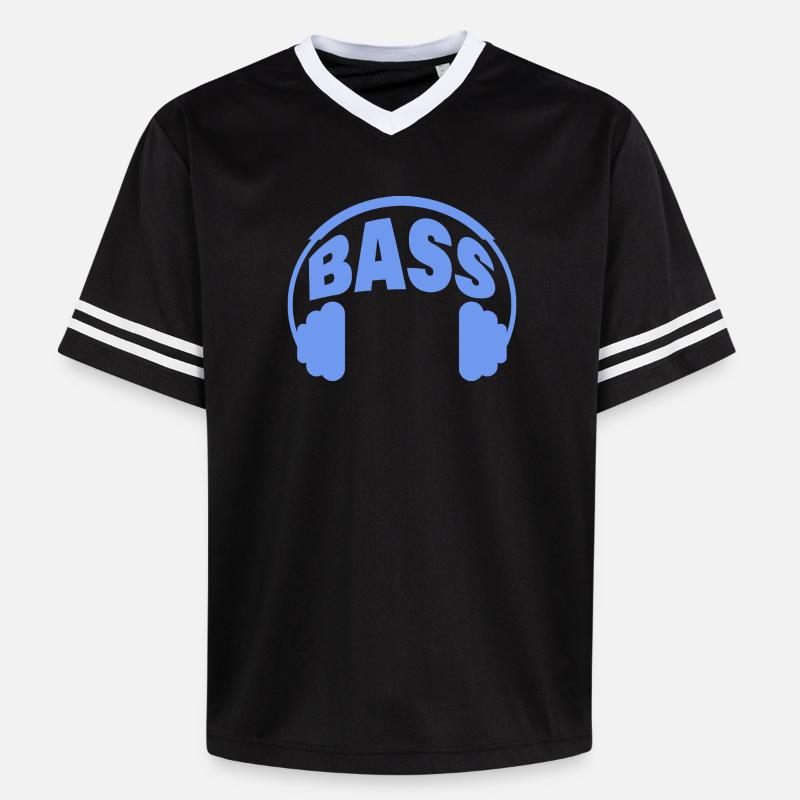 Basse - T-shirt de foot unisexe en mesh - noir/blanc
