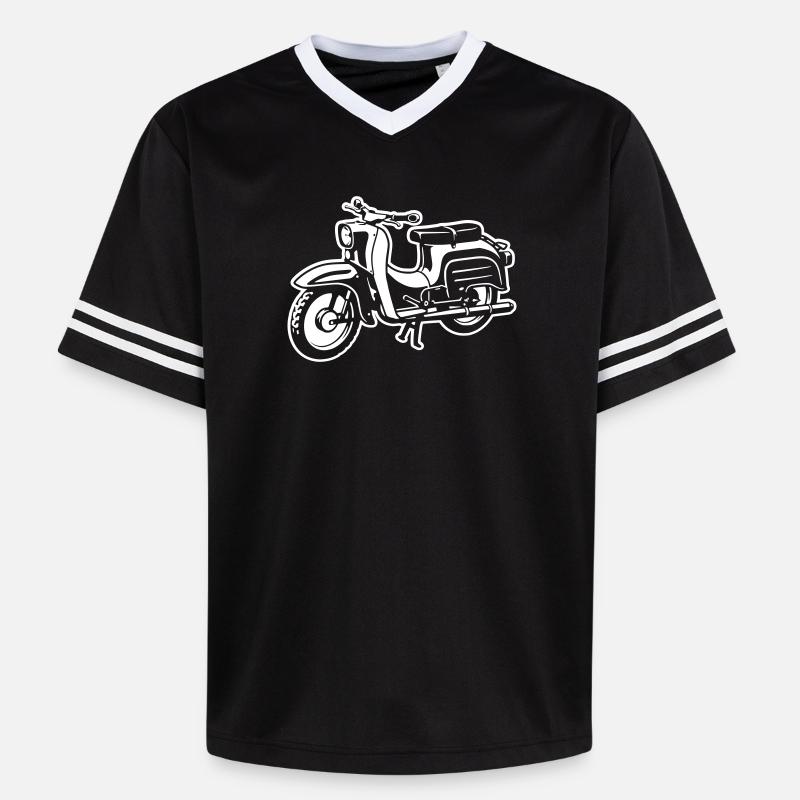 Schwalbe - Difference Image - Unisex Football Style Mesh T-Shirt - black/white