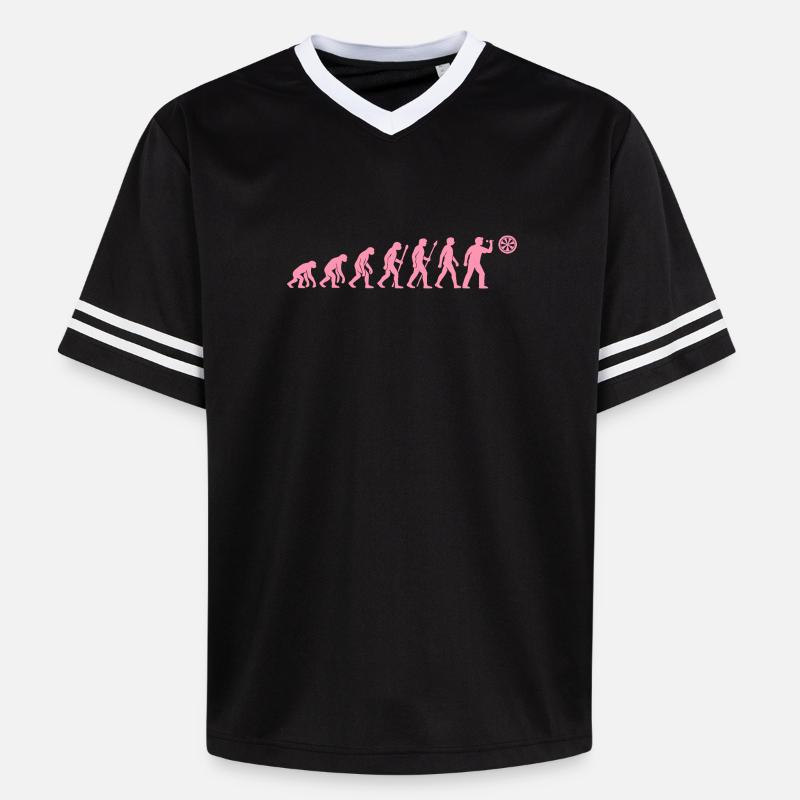Évolution de l’heure de la collation - T-shirt de foot unisexe en mesh - noir/blanc