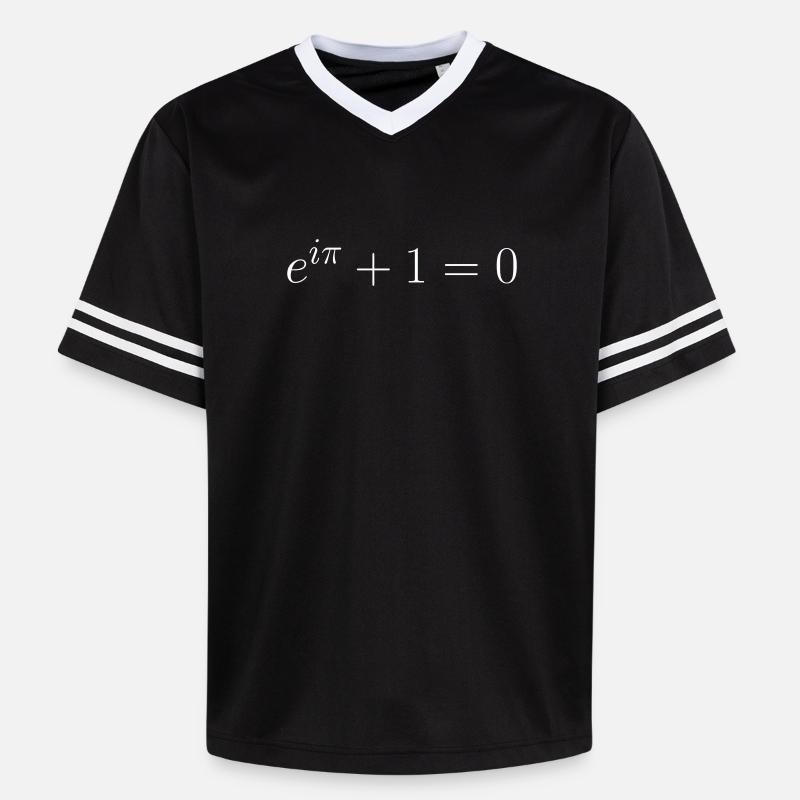 Identité eulérienne - T-shirt de foot unisexe en mesh - noir/blanc