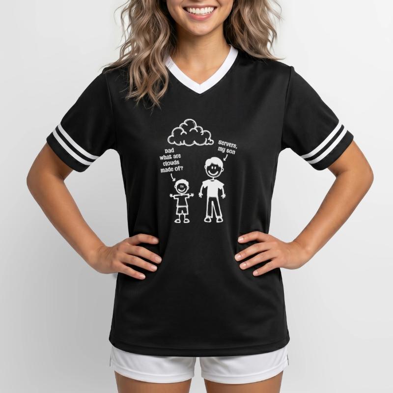 Developer, Coden, Computer Geek, Web Developer, Geek Unisex Football Style Mesh T-Shirt