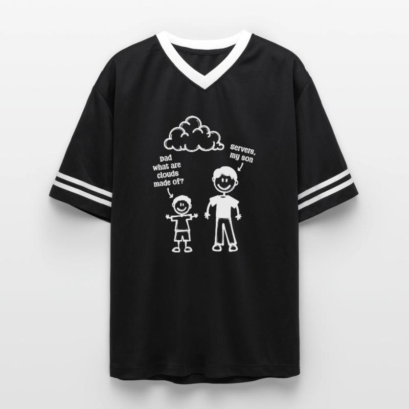 Developer, Coden, Computer Geek, Web Developer, Geek Unisex Football Style Mesh T-Shirt