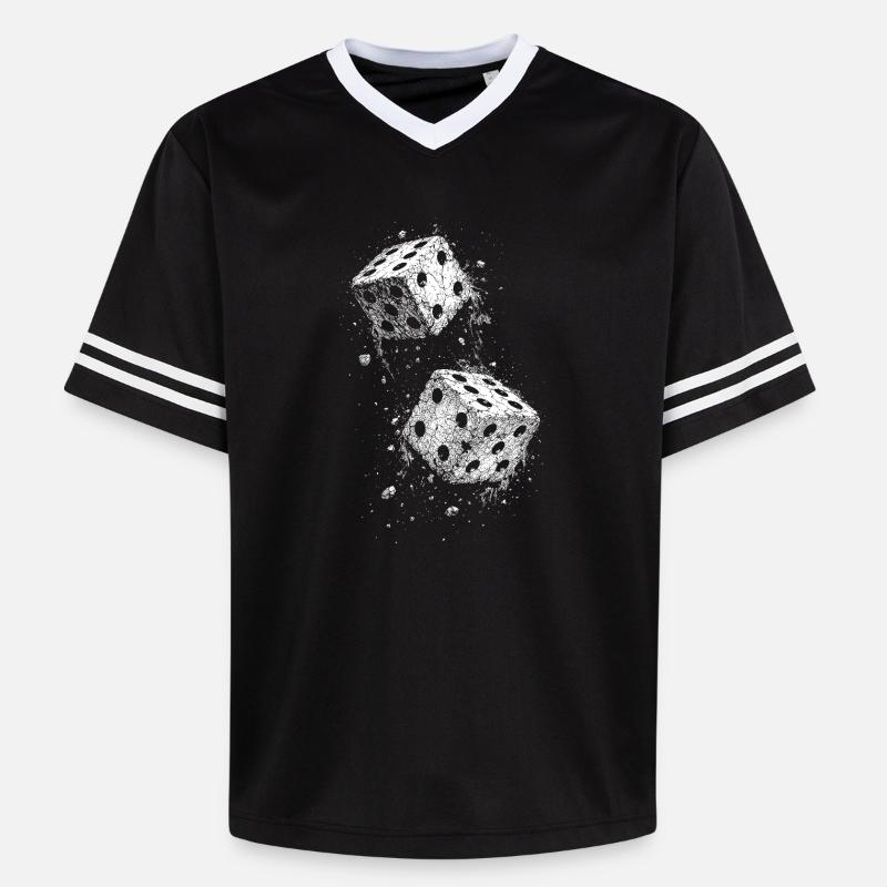 Cube - T-shirt de foot unisexe en mesh - noir/blanc