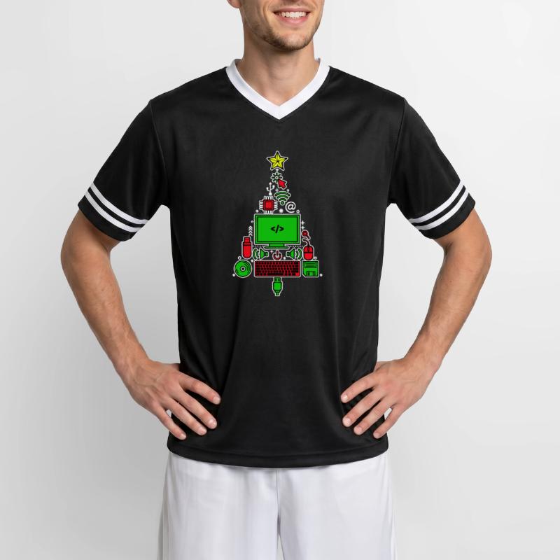 Code Debug Scripting Developer Computer Geek Unisex Football Style Mesh T-Shirt