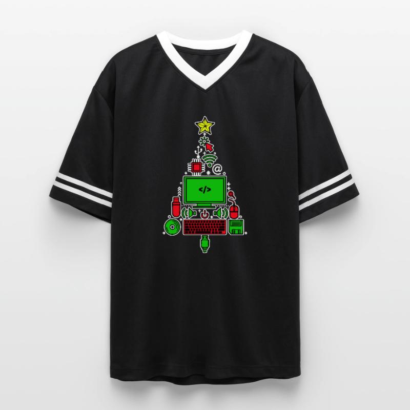 Code Debug Skripting Developer Computerfreak Unisex Football Style Mesh T-Shirt