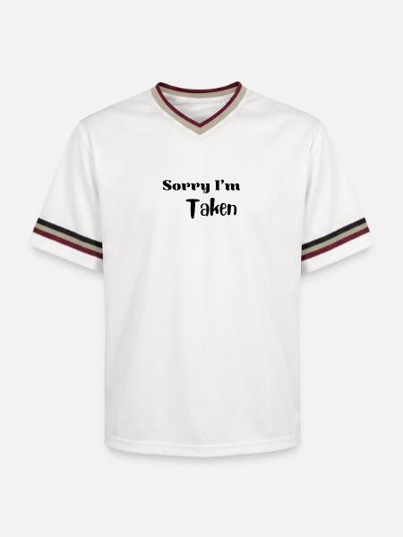 Funny Valentine Love Shirt - Unisex Football Style Mesh T-Shirt - offwhite/burgundy