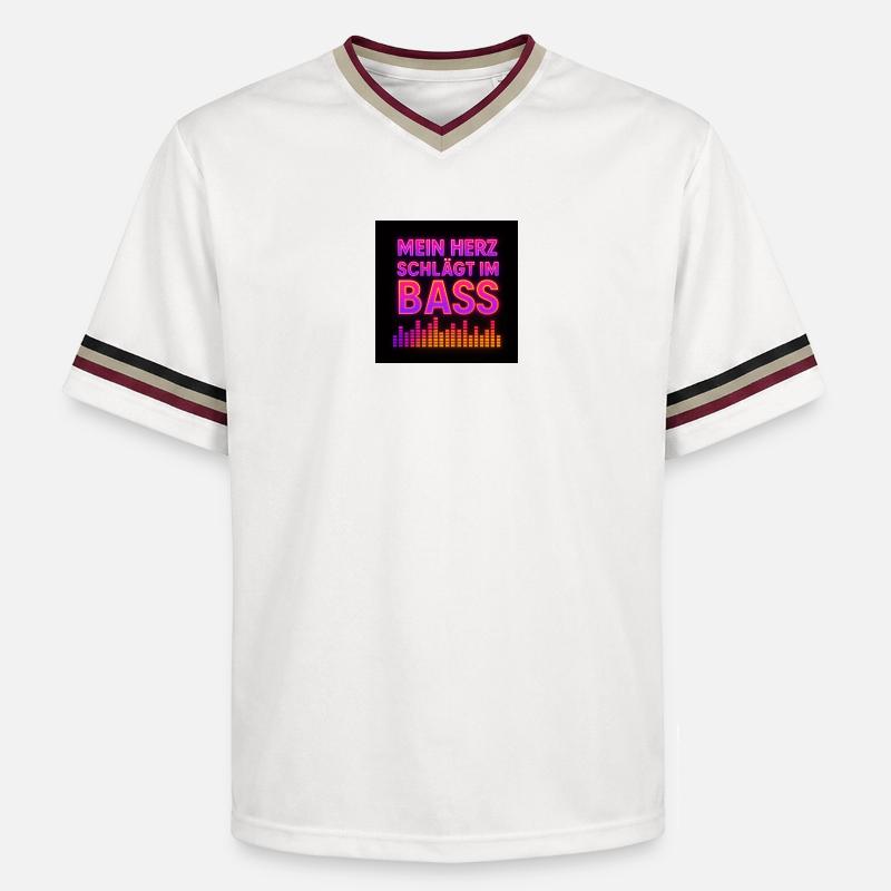 CA99D663-EC7C-4B5D-9703-3C60FD74DC17 - T-shirt de foot unisexe en mesh - blanc cassé/bordeaux