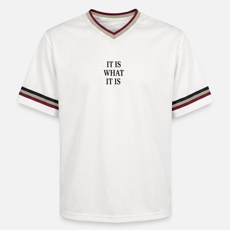 C’EST CE QUE C’EST - T-shirt de foot unisexe en mesh - blanc cassé/bordeaux