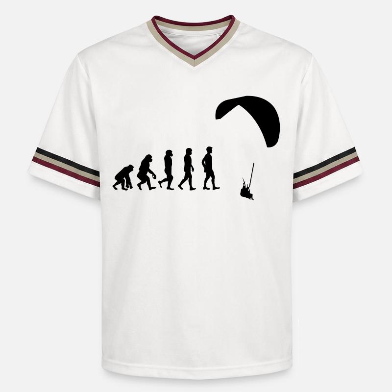 Planeur de l’évolution - T-shirt de foot unisexe en mesh - blanc cassé/bordeaux