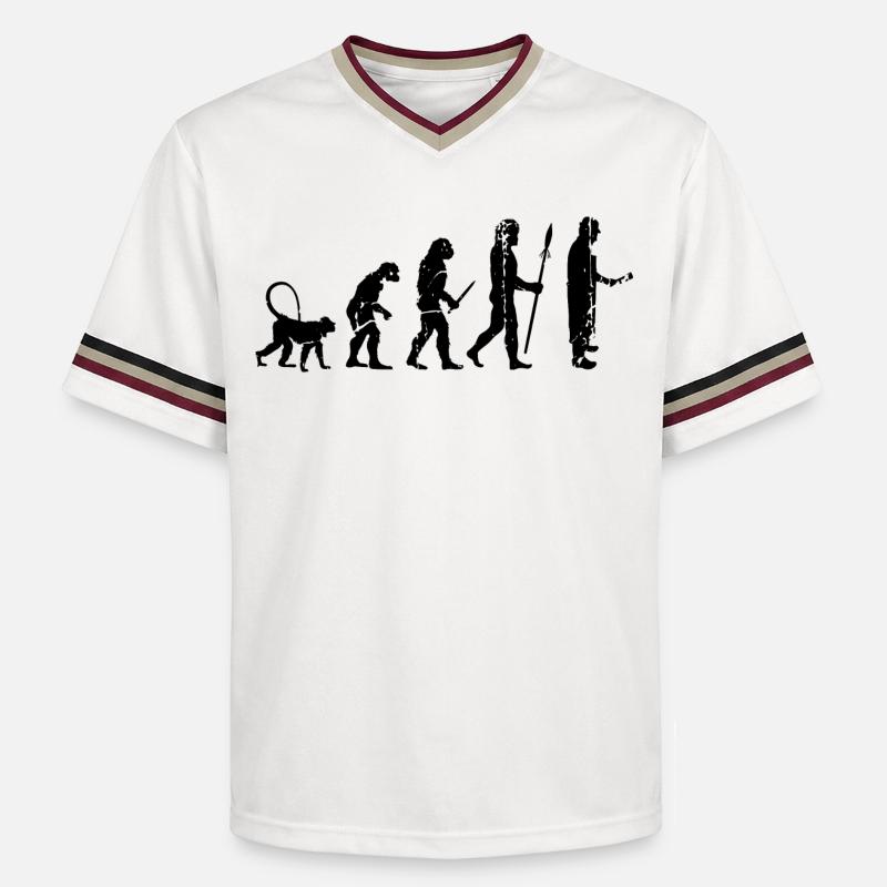Évolution de Fleischer - T-shirt de foot unisexe en mesh - blanc cassé/bordeaux