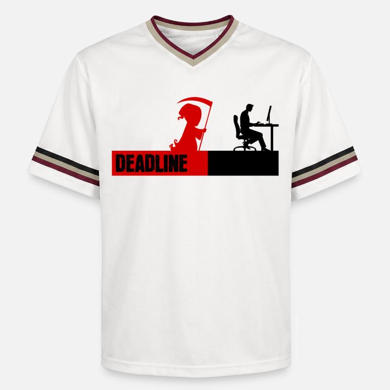 Bugfixing Scripting Dev Computerfreak Developer - Unisex Football Style Mesh T-Shirt - offwhite/burgundy