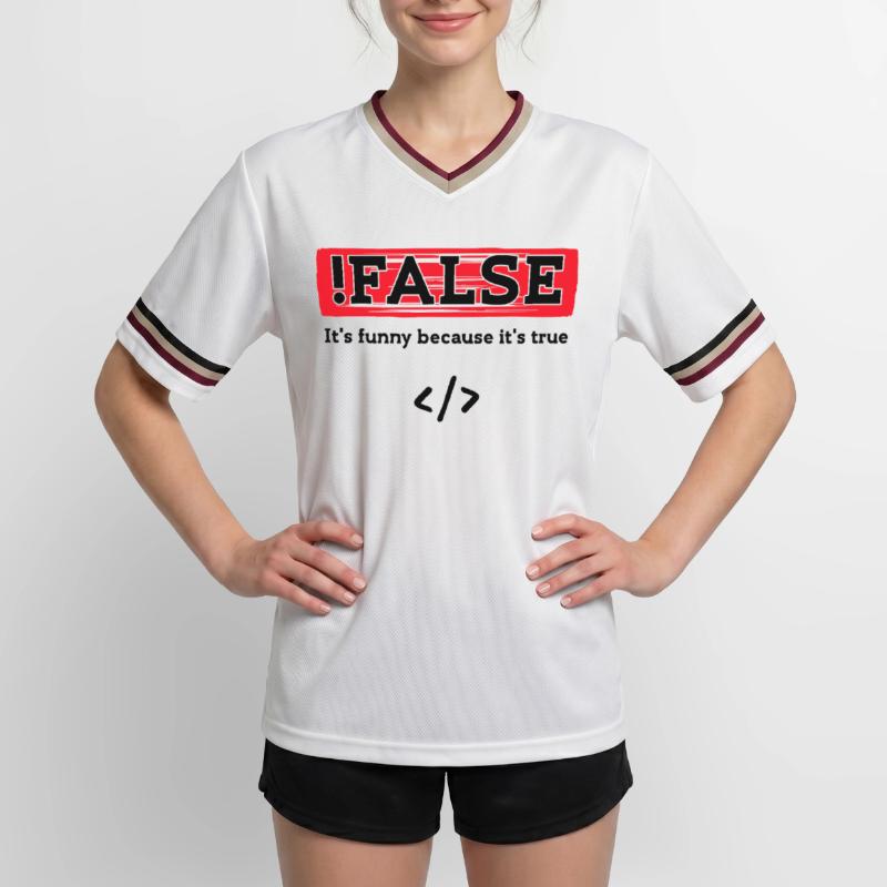 Code Debug Programmer Developer Funny Sayings Unisex Football Style Mesh T-Shirt