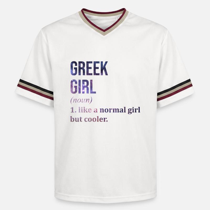 Grèce - T-shirt de foot unisexe en mesh - blanc cassé/bordeaux