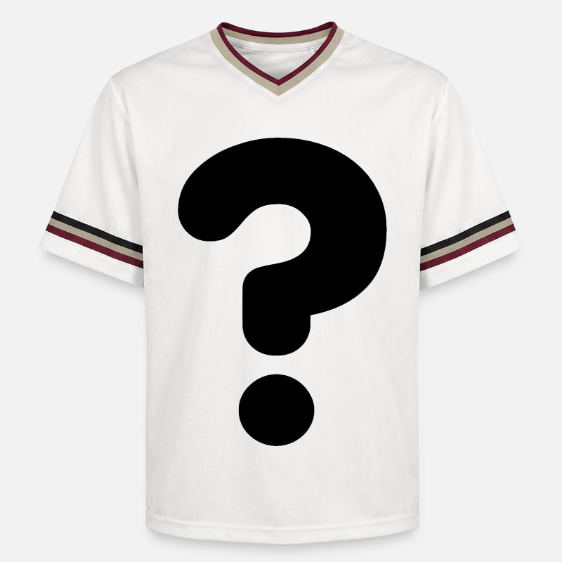 Point d’interrogation de l’image # - T-shirt de foot unisexe en mesh - blanc cassé/bordeaux