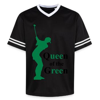 golf - T-shirt de foot unisexe en mesh - blanc cassé/bordeaux - Devant - AI Model Male 178 light (178cm) & AI Model Male 178 dark (178cm)