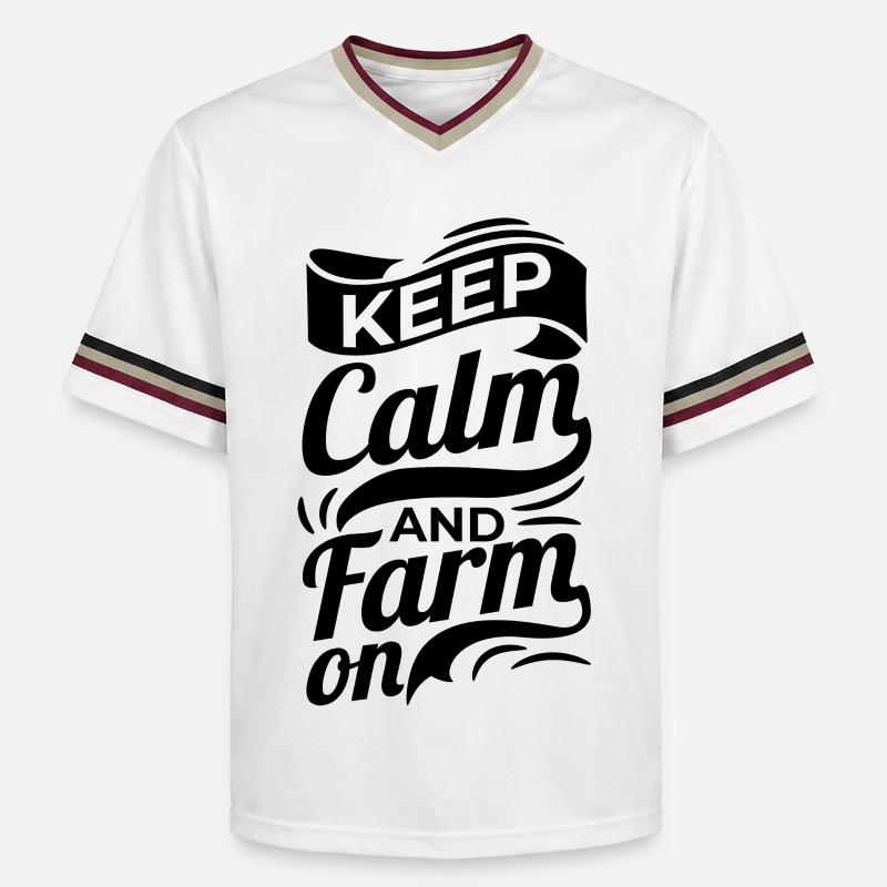 Bauer Spruch - T-shirt de foot unisexe en mesh - blanc cassé/bordeaux