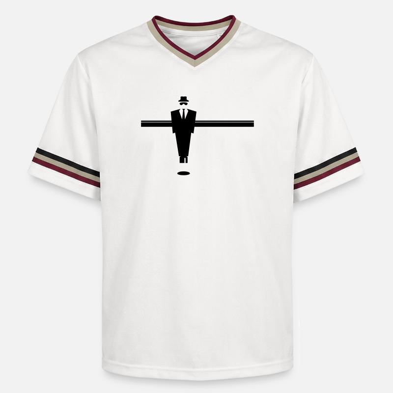 baby-foot - T-shirt de foot unisexe en mesh - blanc cassé/bordeaux