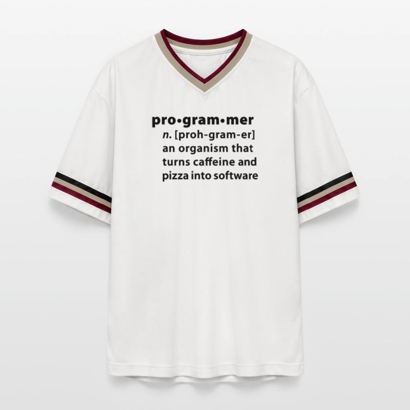 Programmer definition - Programmer la définition T-shirt de foot unisexe en mesh