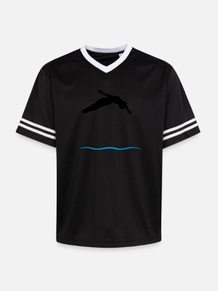 Turret jumpers - Unisex Football Style Mesh T-Shirt - offwhite/burgundy