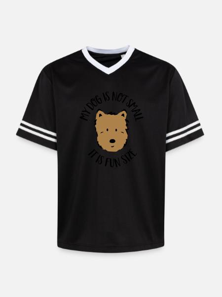 Canis Minor - Unisex Football Style Mesh T-Shirt - offwhite/burgundy