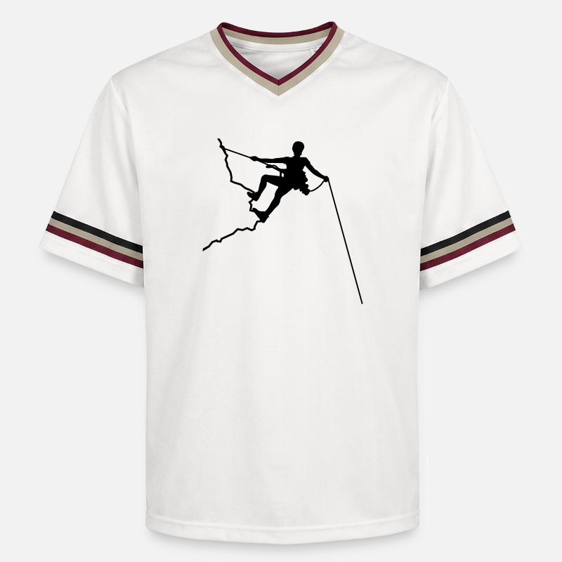 bergsteiger - T-shirt de foot unisexe en mesh - blanc cassé/bordeaux