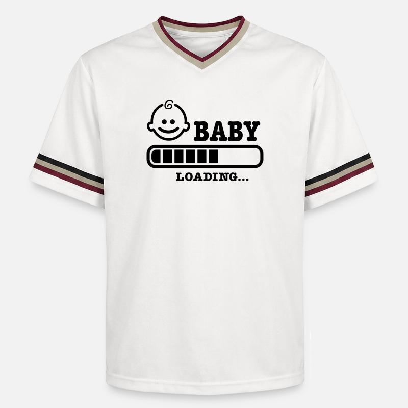 bébé loading - T-shirt de foot unisexe en mesh - blanc cassé/bordeaux