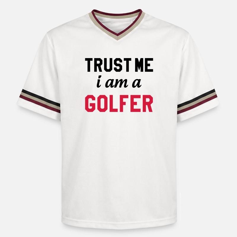 Golf - T-shirt de foot unisexe en mesh - blanc cassé/bordeaux