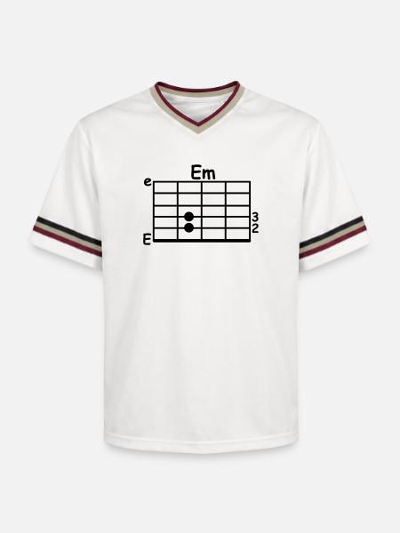 chord - Unisex Football Style Mesh T-Shirt - offwhite/burgundy