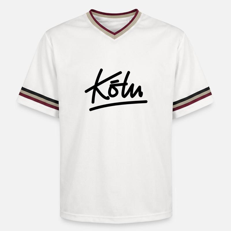 Cologne - écriture - T-shirt de foot unisexe en mesh - blanc cassé/bordeaux