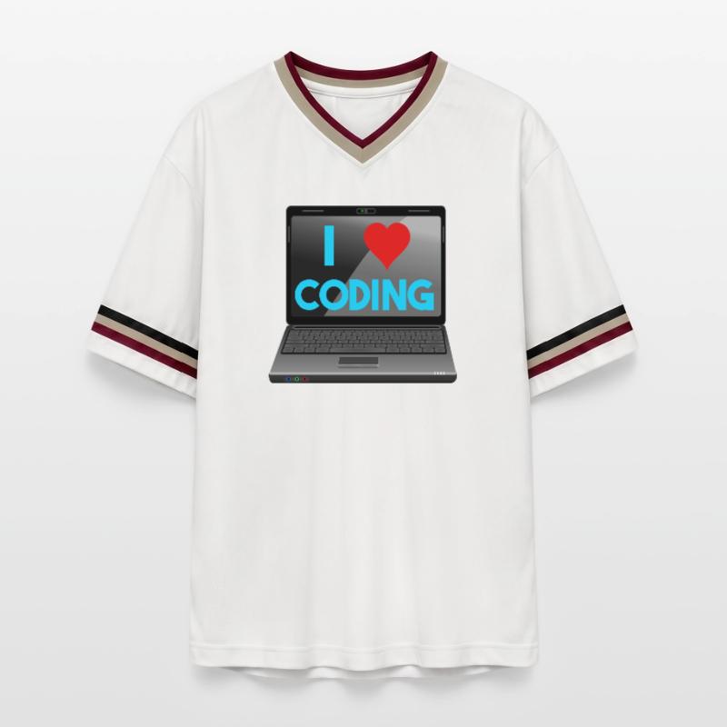 Programming, Programmer, Computer Scientist Unisex Football Style Mesh T-Shirt
