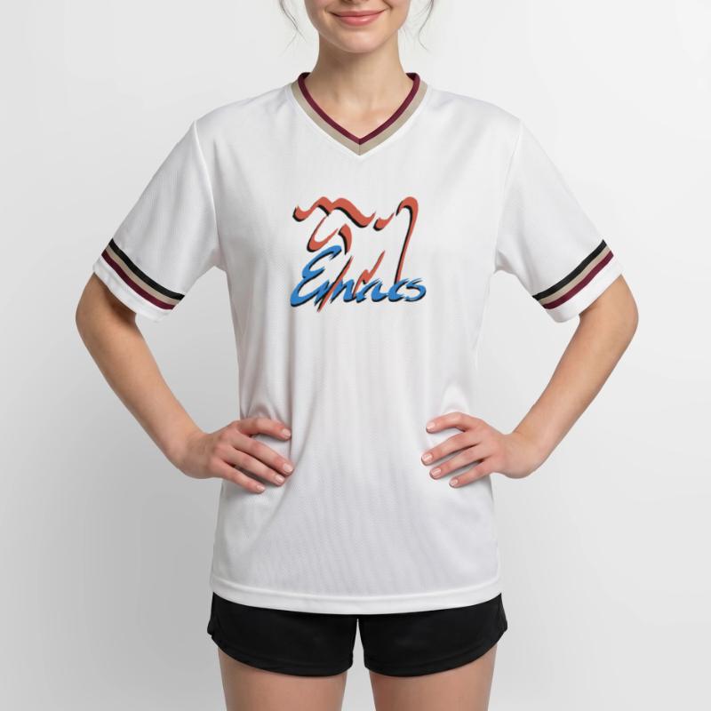 Emacs Programmierung Linux Unisex Football Style Mesh T-Shirt