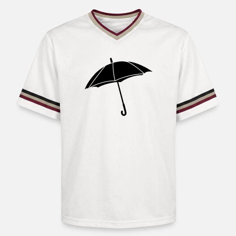 Parapluie - T-shirt de foot unisexe en mesh - blanc cassé/bordeaux