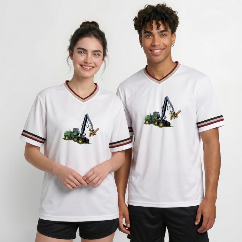 Moissonneuse-batteuse, Moissonneuse-batteuse T-shirt de foot unisexe en mesh