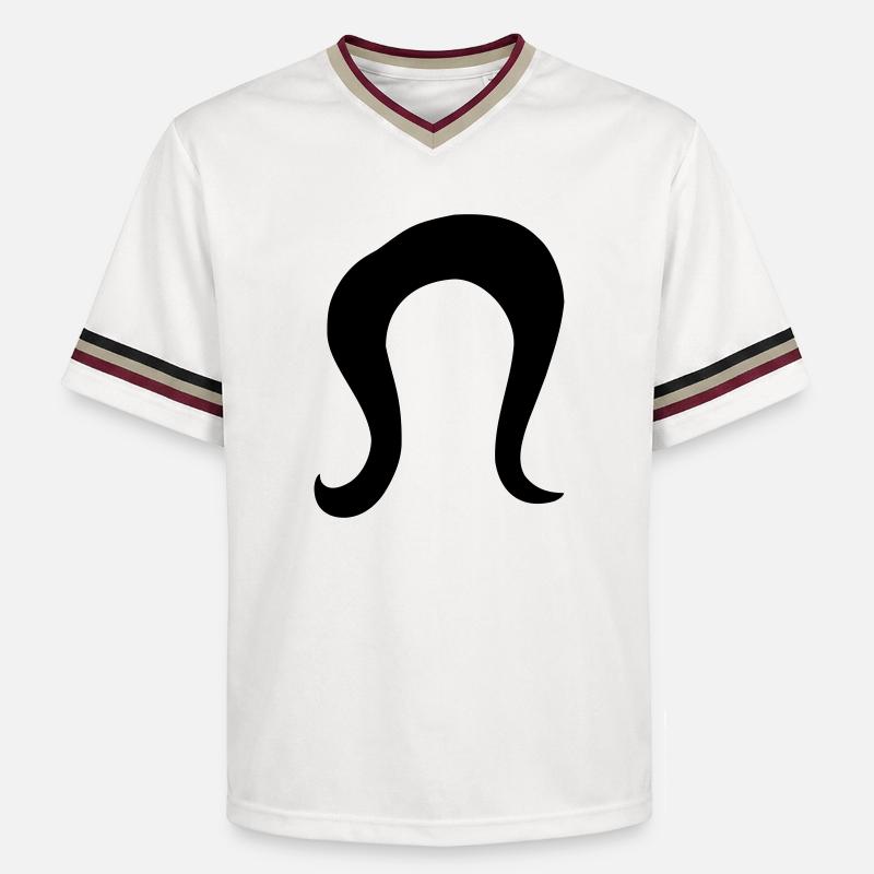 Coiffure - T-shirt de foot unisexe en mesh - blanc cassé/bordeaux