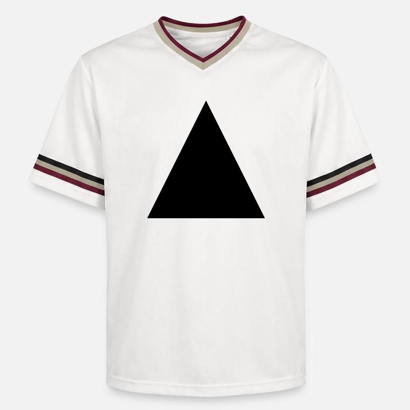 Triangle - T-shirt de foot unisexe en mesh - blanc cassé/bordeaux