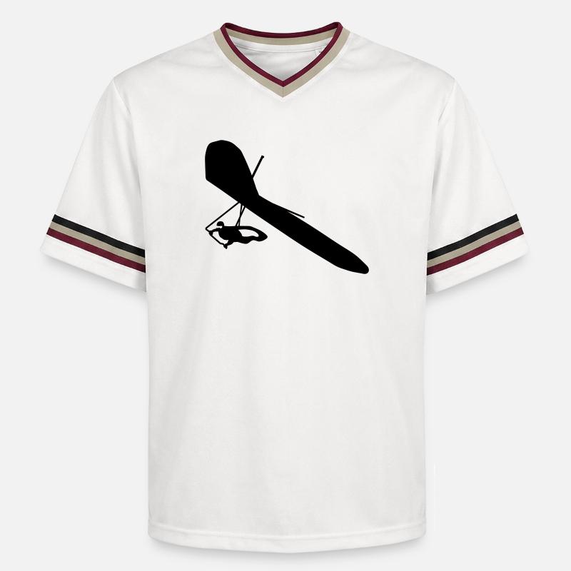 Deltaplane - T-shirt de foot unisexe en mesh - blanc cassé/bordeaux