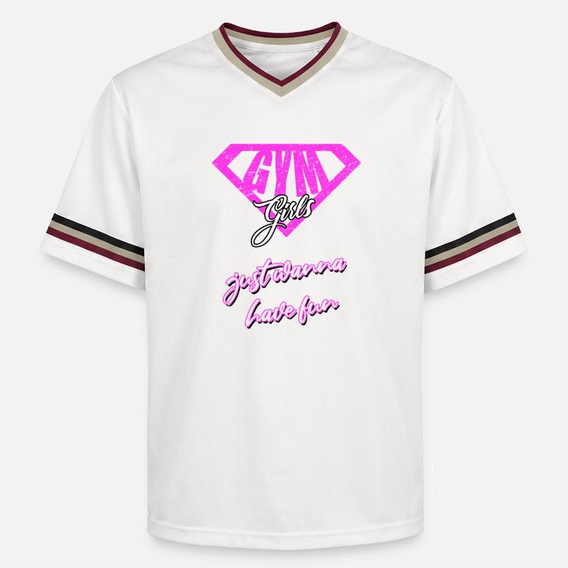 Aptitude - T-shirt de foot unisexe en mesh - blanc cassé/bordeaux