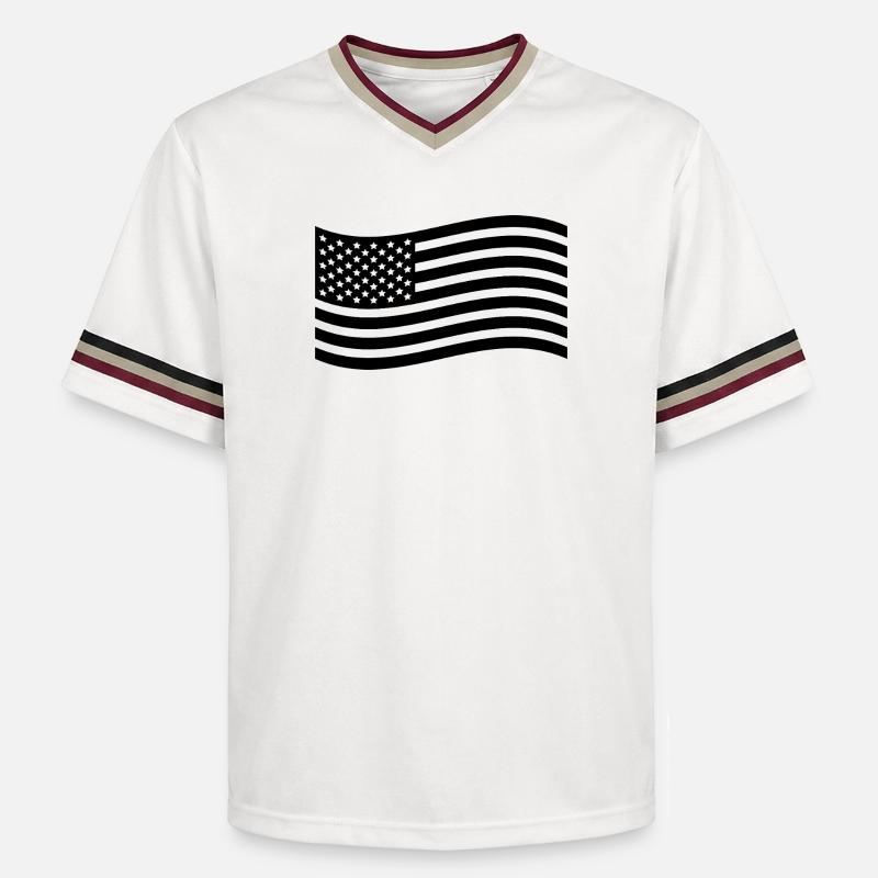 Utiliser des drapeaux - T-shirt de foot unisexe en mesh - blanc cassé/bordeaux