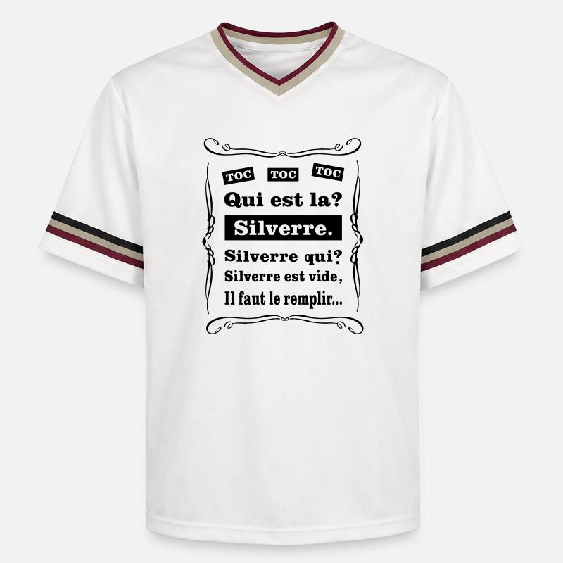 Toc toc toc - T-shirt de foot unisexe en mesh - blanc cassé/bordeaux
