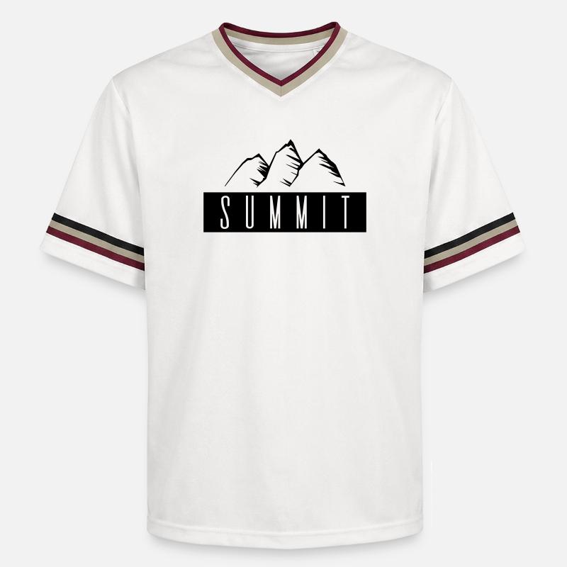 SUMMIT - T-shirt de foot unisexe en mesh - blanc cassé/bordeaux