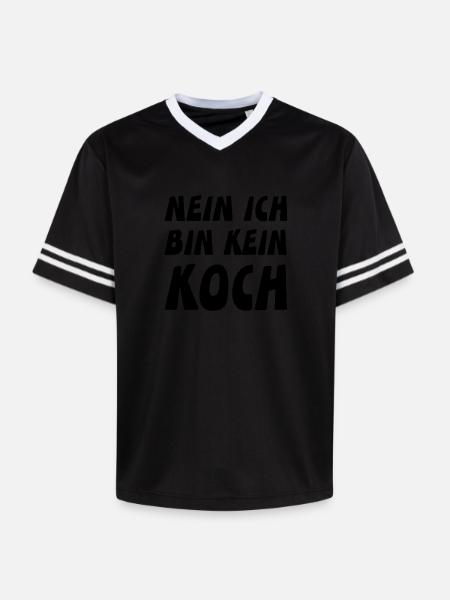Koch - Unisex Football Style Mesh T-Shirt - Offwhite/Bordeaux