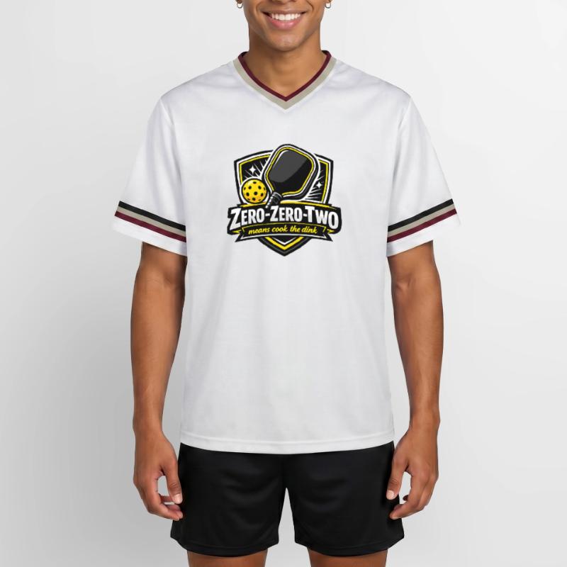 Conception de la victoire Zero-Zero-Zero-Two Unisex Football Style Mesh T-Shirt