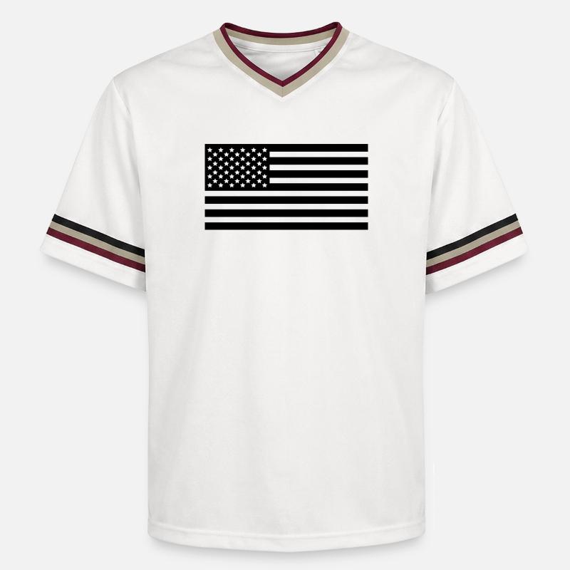 Utiliser des drapeaux - T-shirt de foot unisexe en mesh - blanc cassé/bordeaux