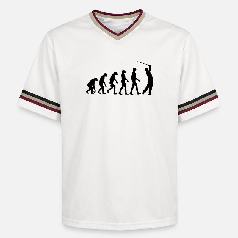 Golf Golf Evolution - T-shirt de foot unisexe en mesh - blanc cassé/bordeaux